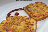 Eggless French Toast (Savory Version)