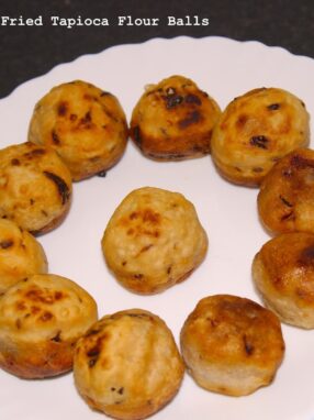 porichunda/tapioca flour balls