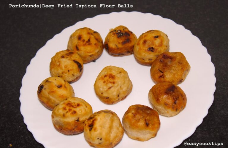 porichunda/tapioca flour balls