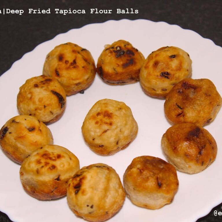 porichunda/tapioca flour balls