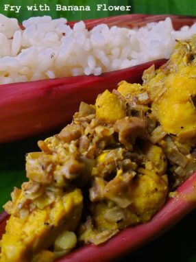 chickenstirfrywithbananaflower