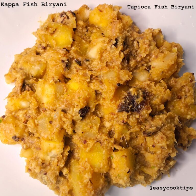 tapiocafishbiryani