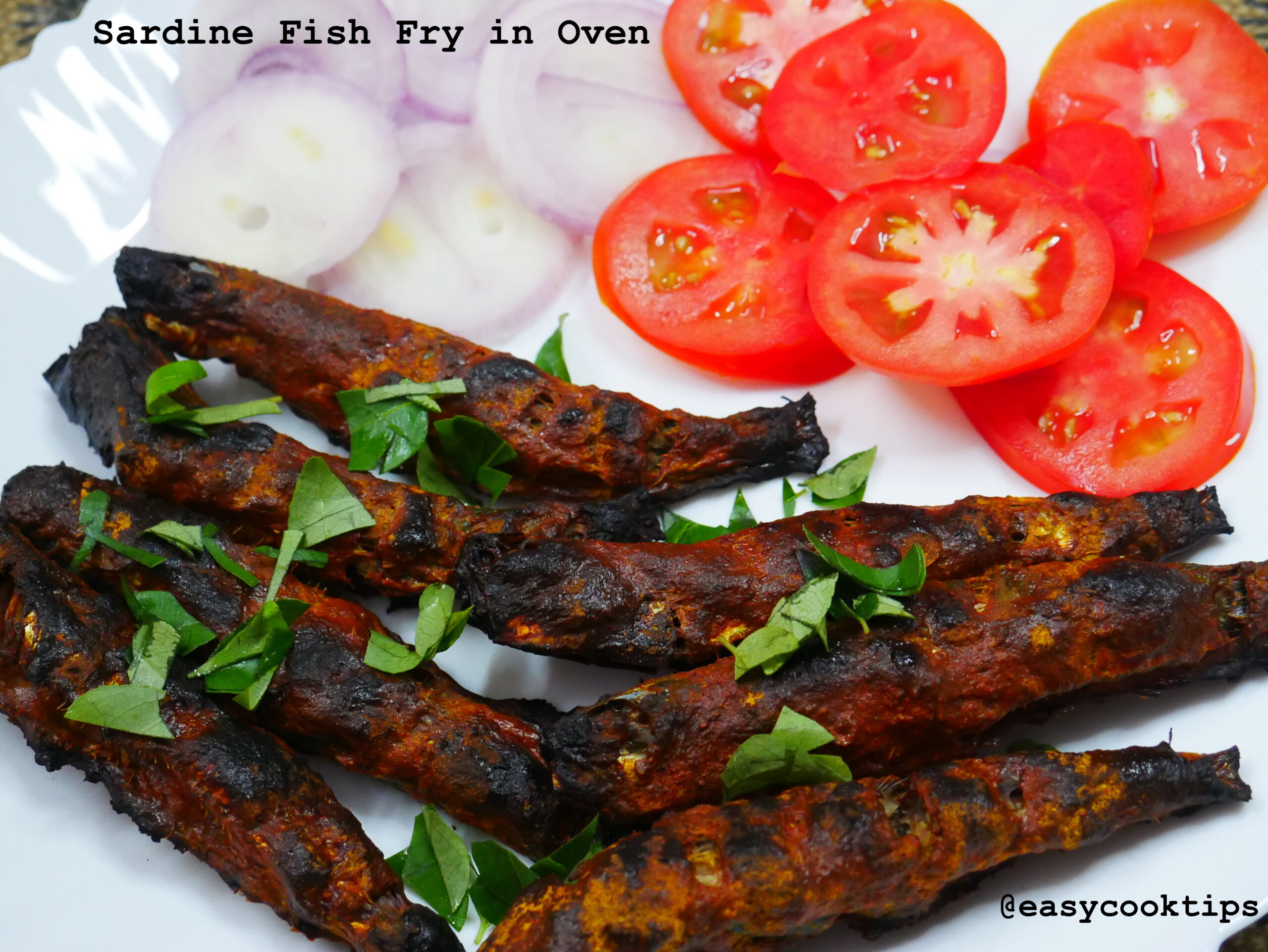 Sardine Fish Fry in Oven Recipe | Fish Fry Recipe without Oil