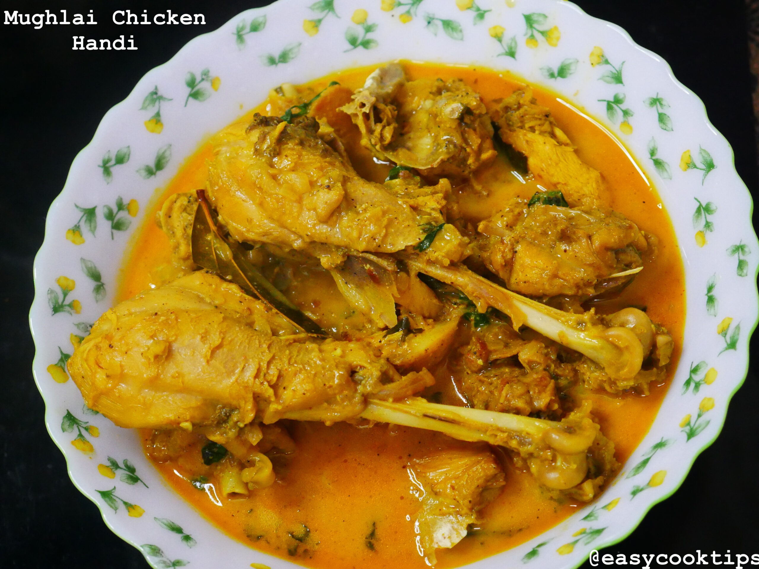 Mughlai Chicken Handi Recipe | Chicken Handi Recipe | Easy Chicken Curry Recipe