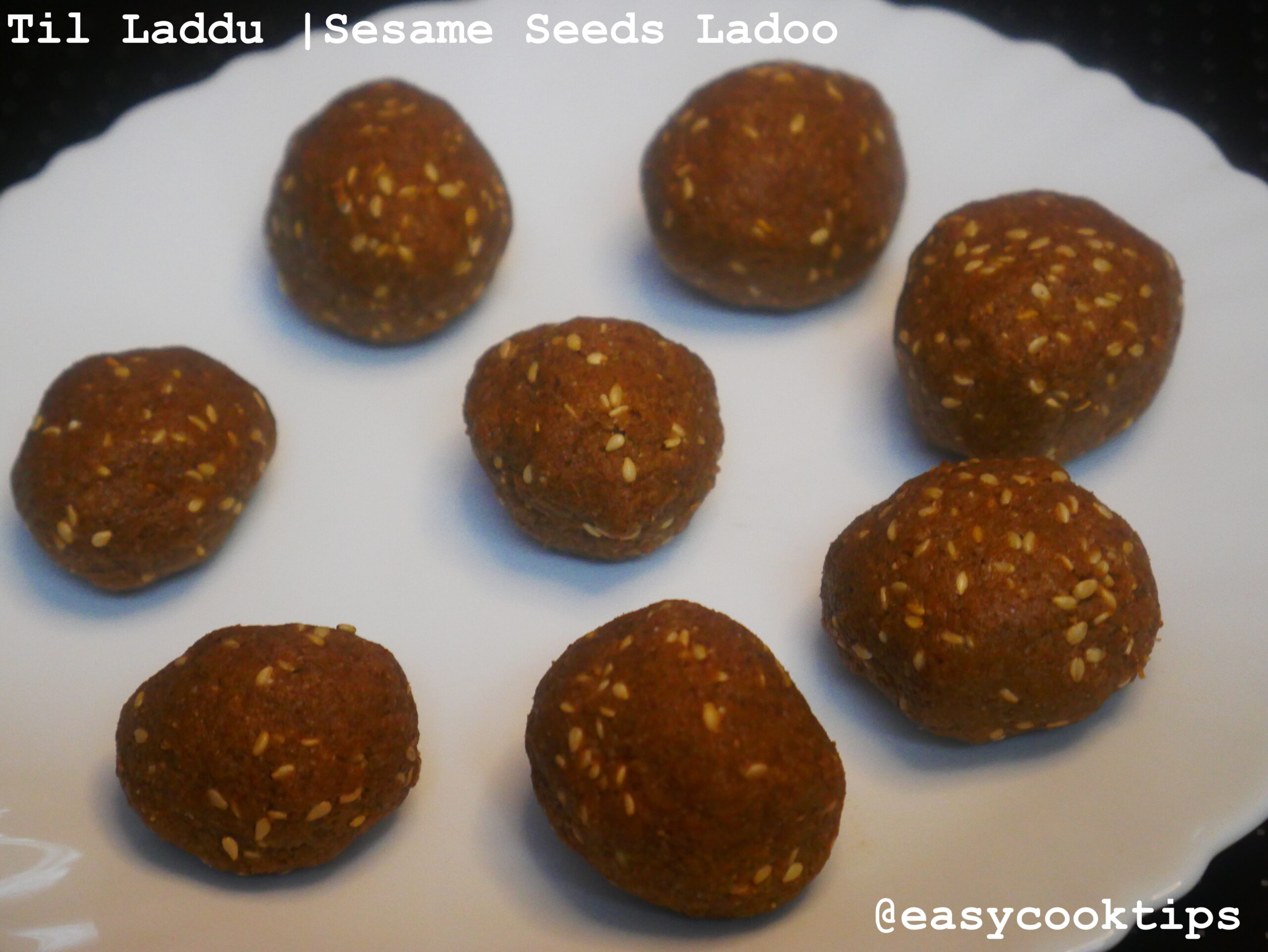 Easy Til Laddu Recipe | Sesame Seeds Ladoo