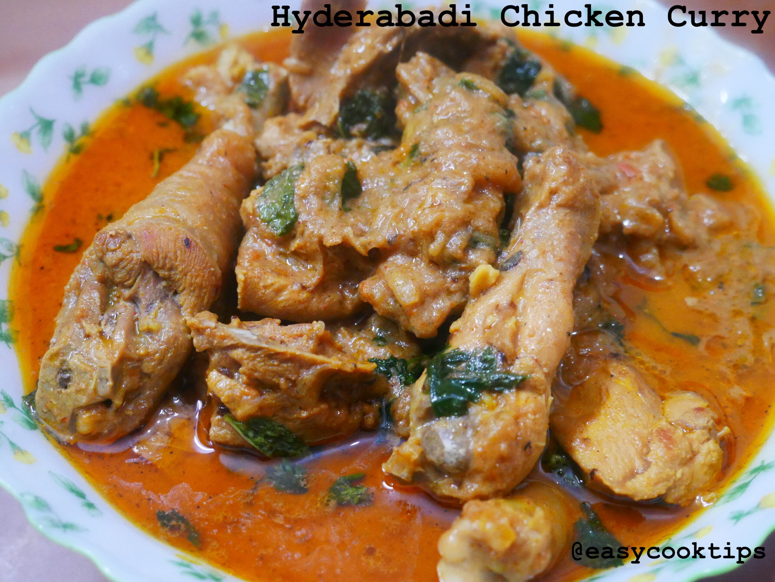 Hyderabadi Chicken Curry Recipe | Easy Hyderabadi Chicken Curry